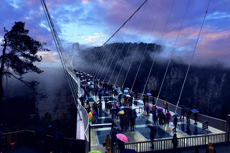 長沙出發(fā)到張家界玻璃橋、天門山、玻璃棧道、鳳凰古城3日游